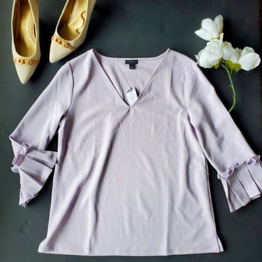 💍NWT Ann Taylor Factory light purple blouse